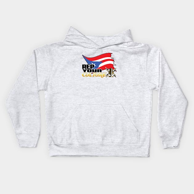 The Rep Your Culture Line: Puerto Rico Kids Hoodie by The Culture Marauders